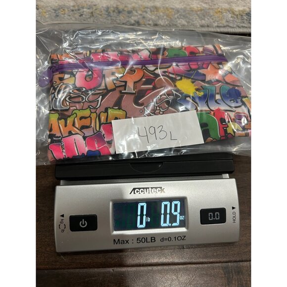 Ipsy Graffiti Print Makeup Bag With Purple Zipper Multicolor Lightweight Artsy - Picture 8 of 8